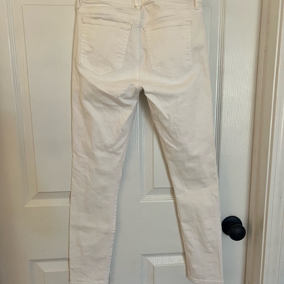 LOFT white skinny jeans size 26/2 Petite - Picture 2 of 5